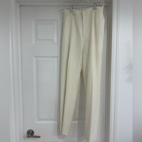 ILGWU USA•Ladies' Garment Workers' Union•Vintage Off white Slacks size 2-4 /26” - Picture 4 of 10